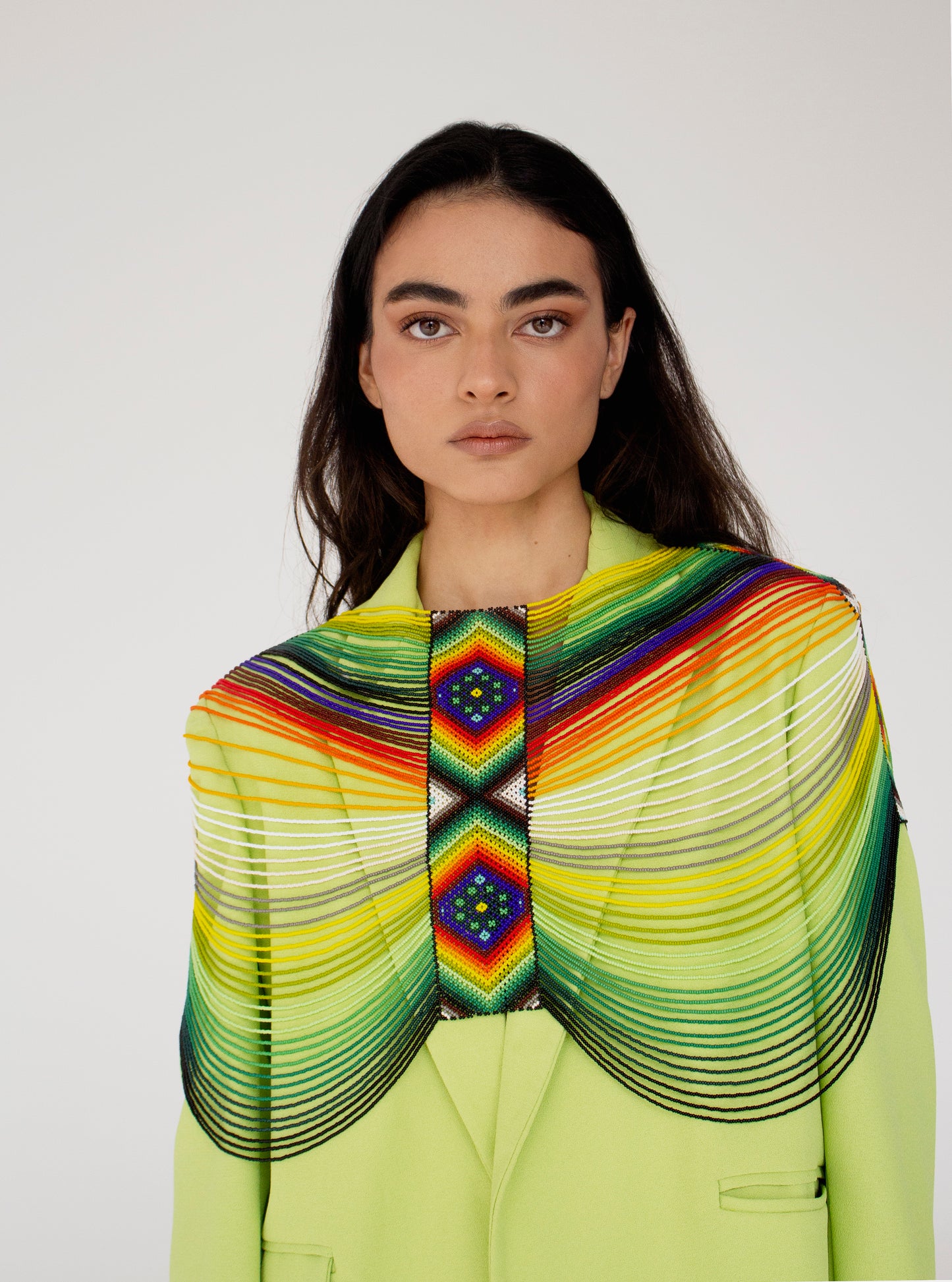 GODDESS TOP GREEN RAVE