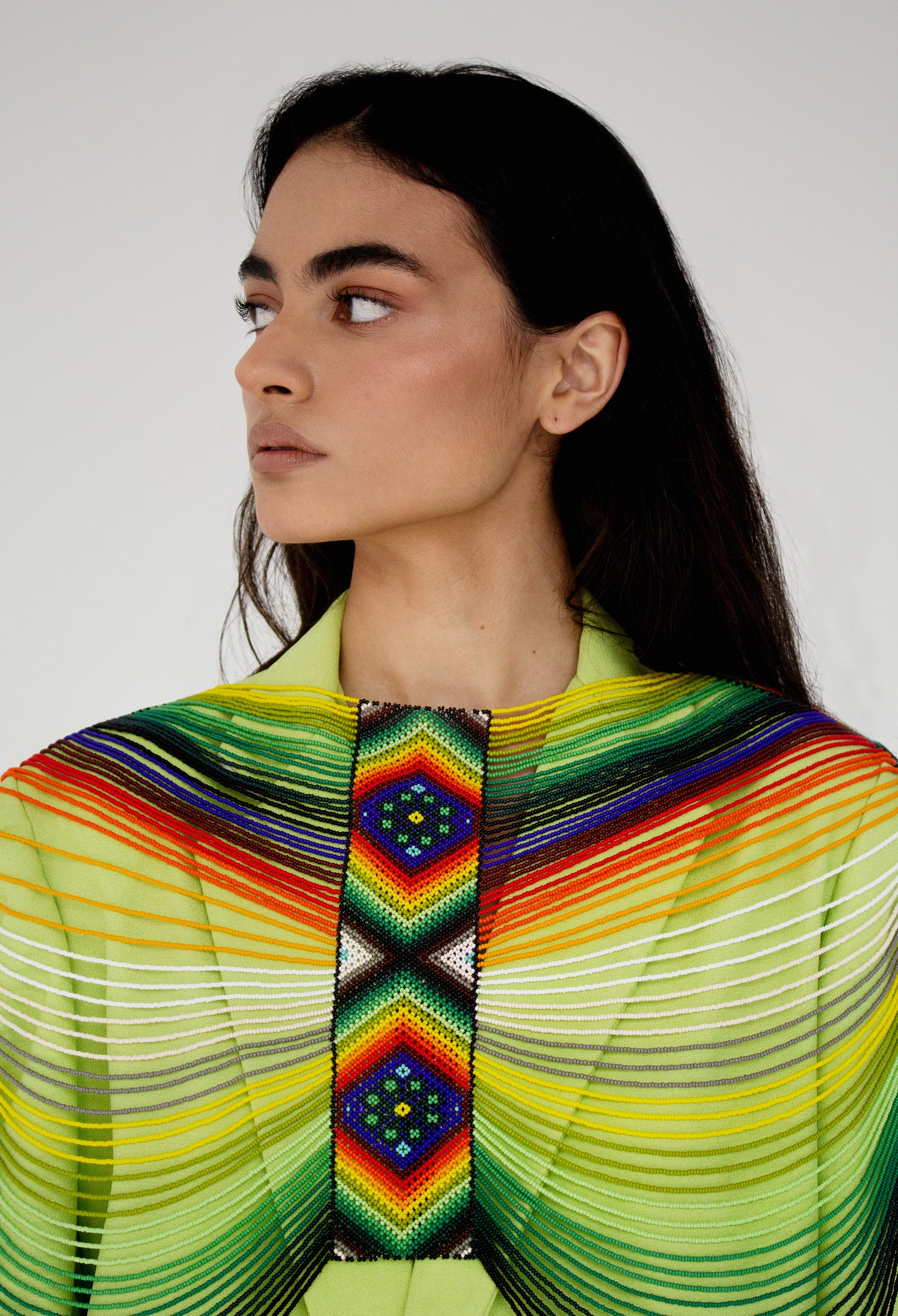 GODDESS TOP GREEN RAVE