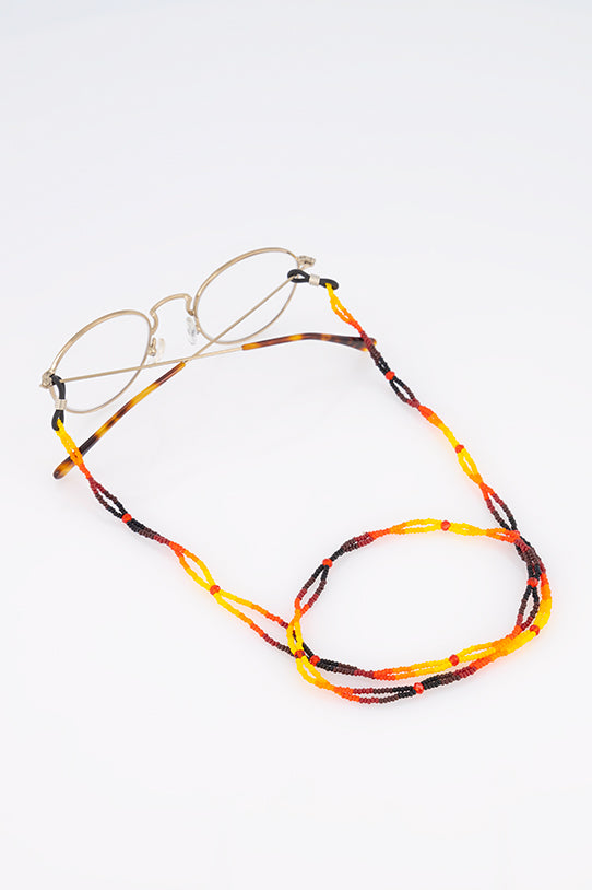 SUNGLASS CHAINS RED/ORANGE/YELLOW