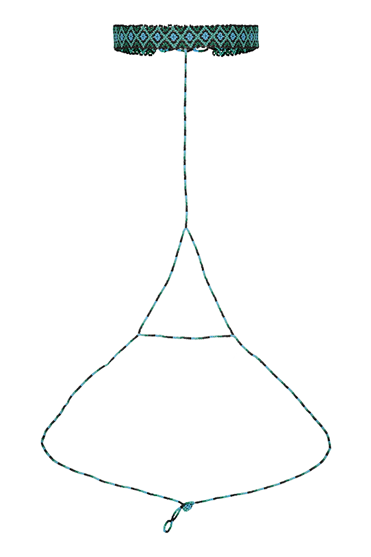 TRIANGLE CHOKER JADE