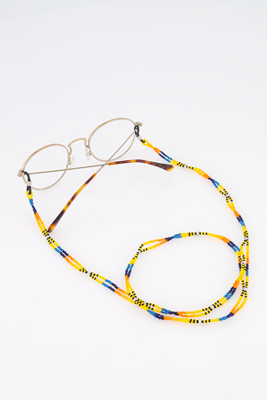 SUNGLASS CHAINS ORANGE/YELLOW/BLUE