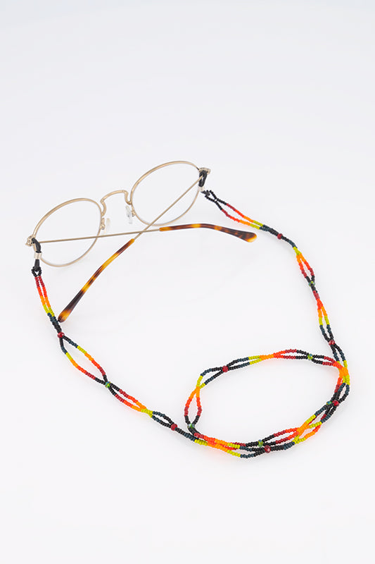 SUNGLASS CHAINS BLACK/GREEN/RED/ORANGE