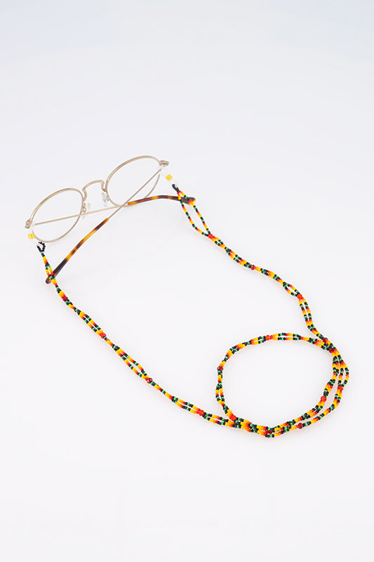SUNGLASS CHAINS RAINBOW YELLOW